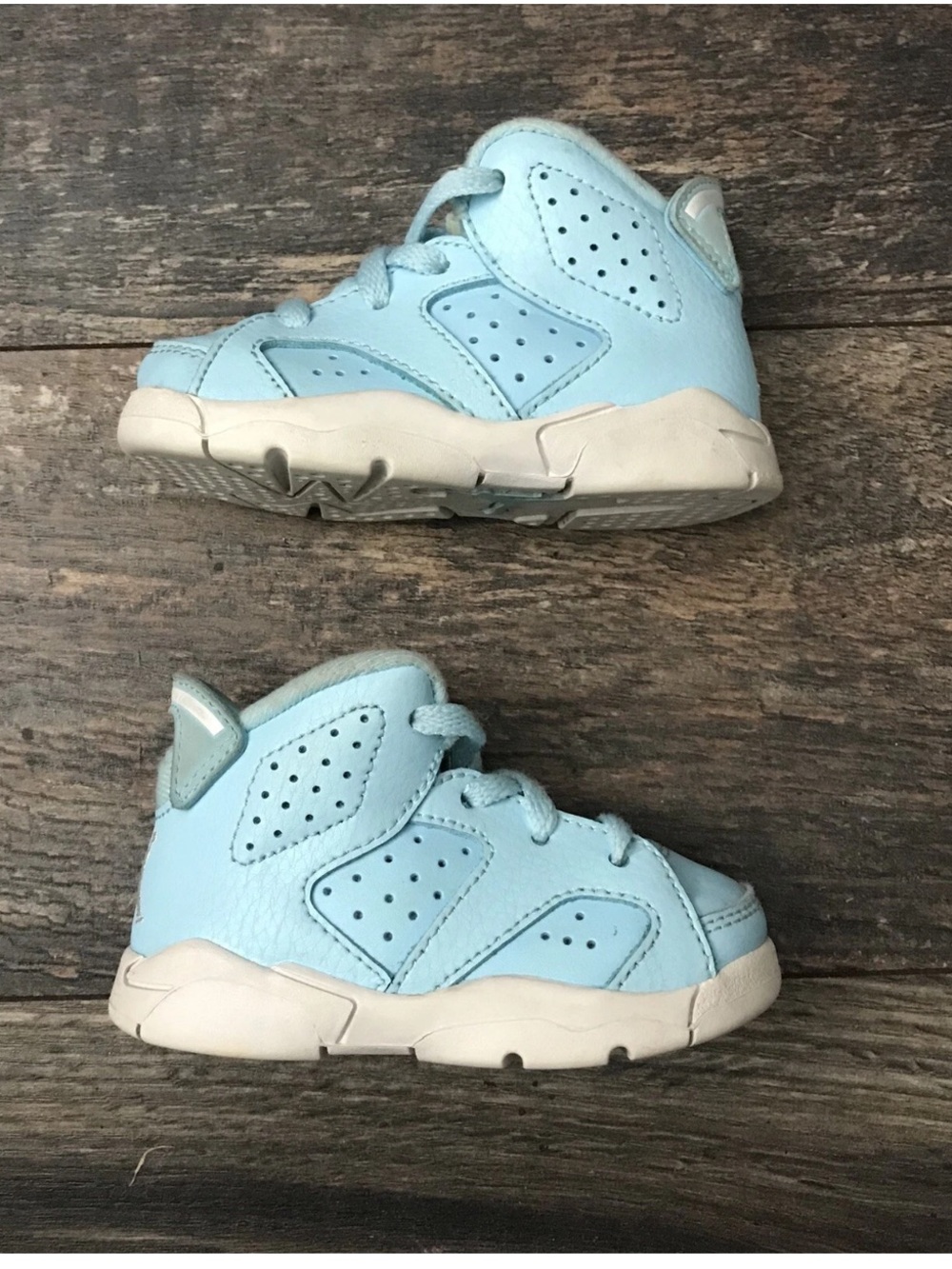 Nike Air Jordan VI 6 Pantone Still Blue Toddler Size 5C Retro Shoes